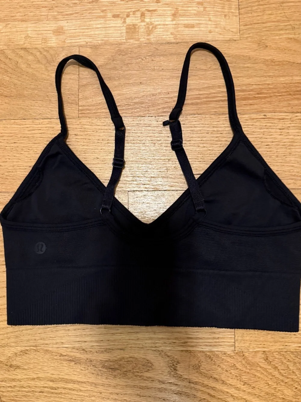 Lululemon Ebb to Street Bra Light Support C/D Cup Black Size 6 Convertible Strap